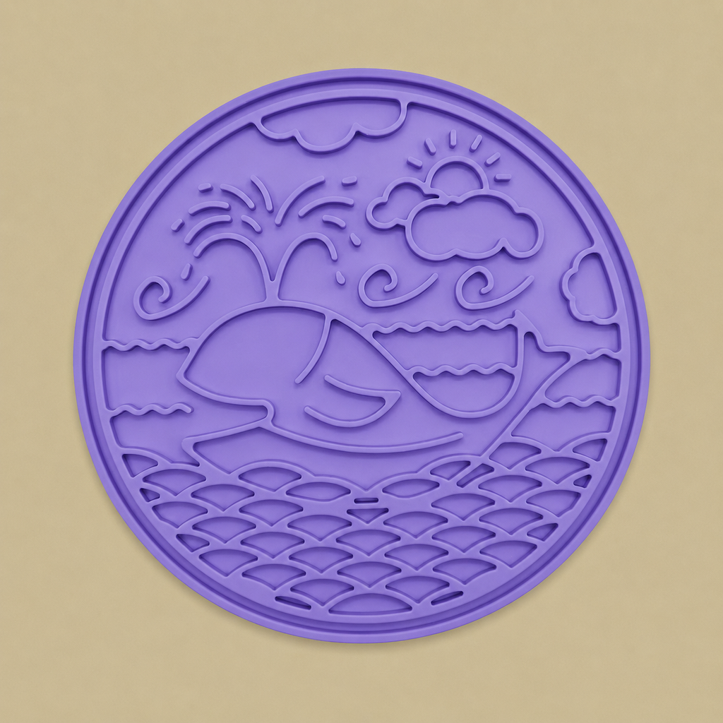 Tapis de léchage baleine pour chiens et chats 🐳