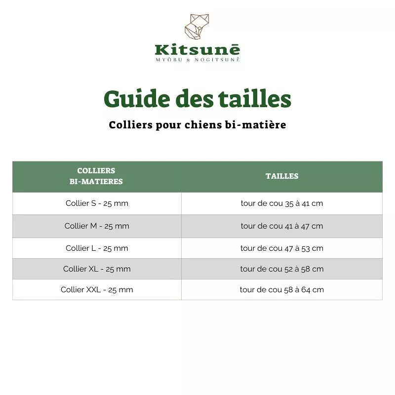 Collier chien bi-matière biothane noir et paracorde Tartan