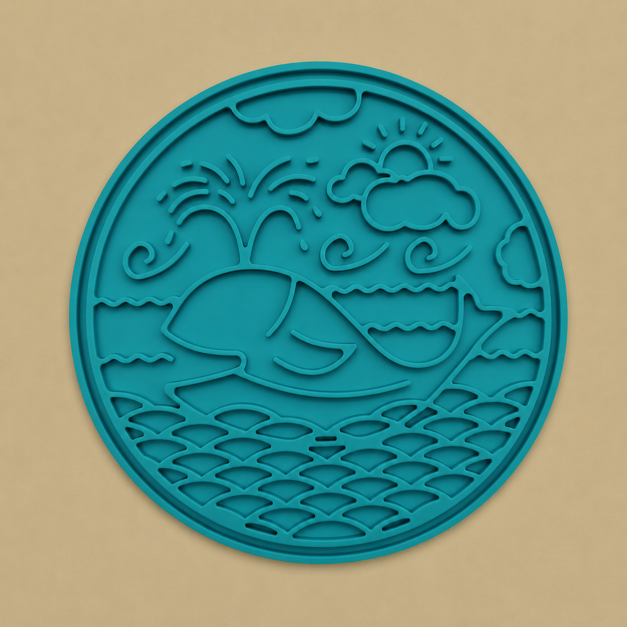 Tapis de léchage baleine pour chiens et chats 🐳