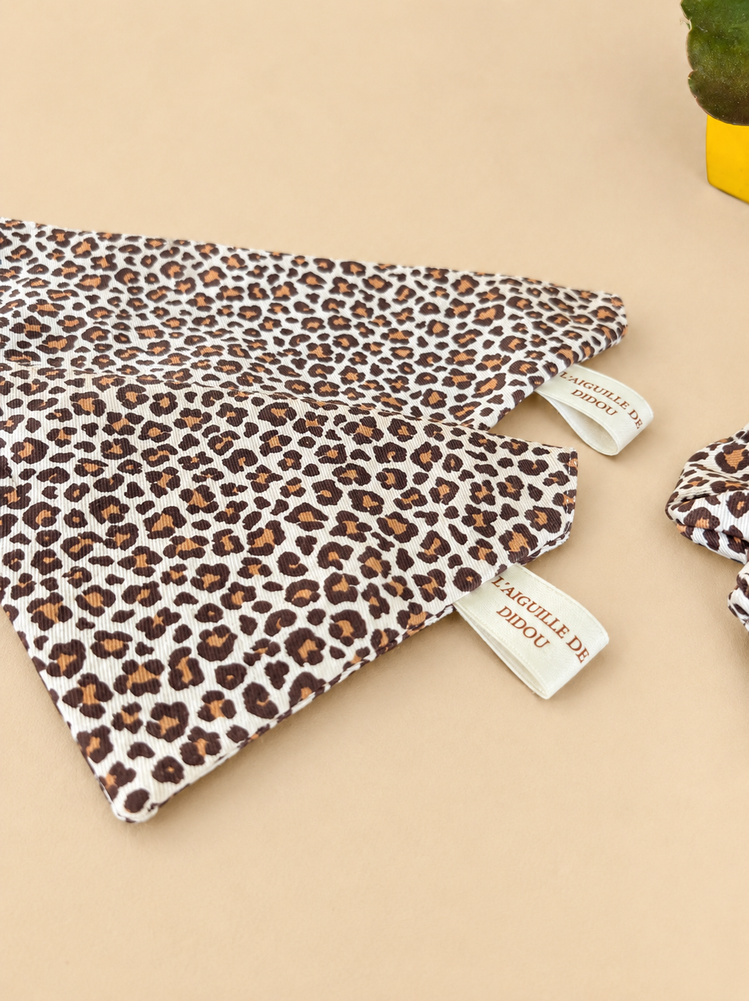Bandana chien léopard 🐆 fait main