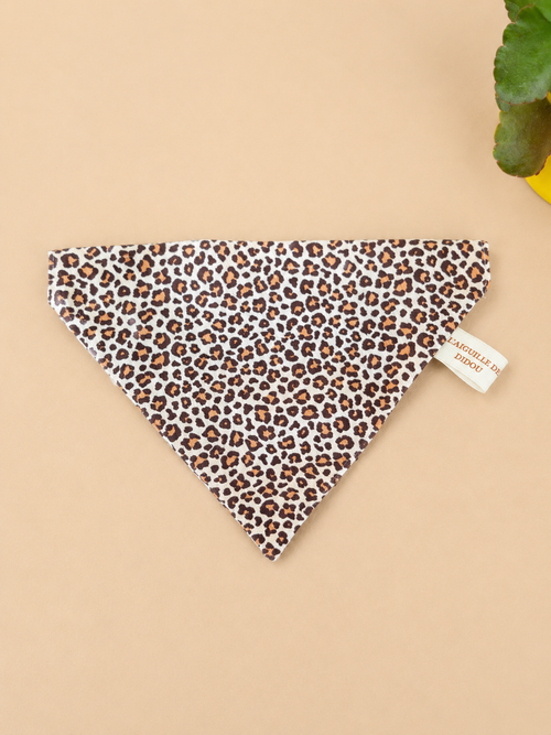 Bandana chien léopard 🐆 fait main